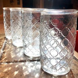 Set of 4 water glasses